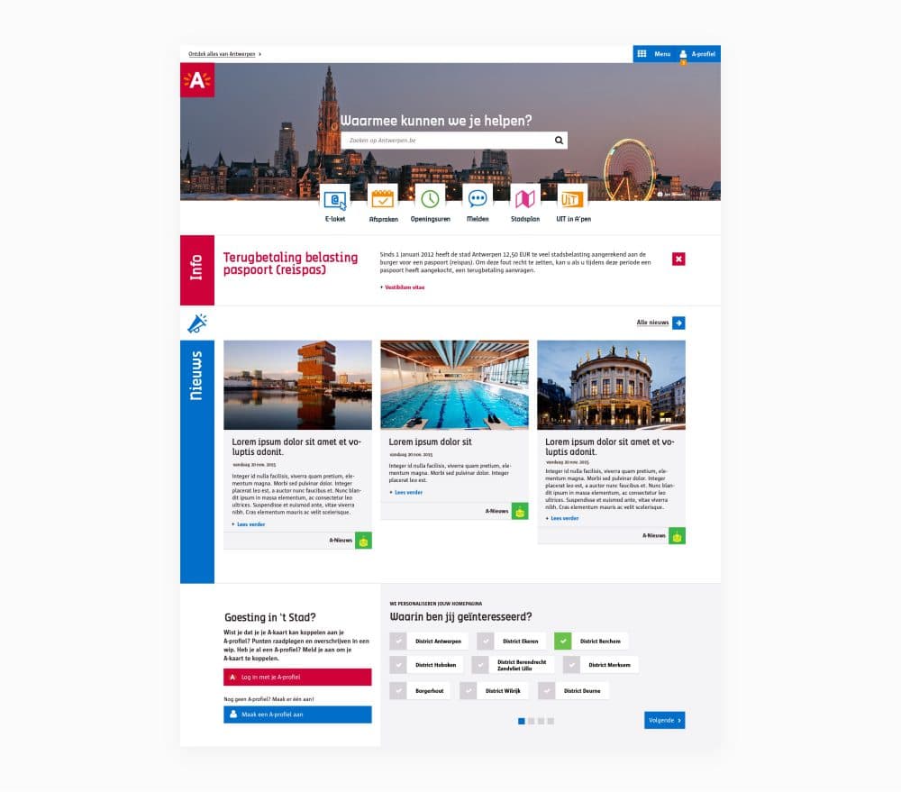 Antwerpen - Homepage