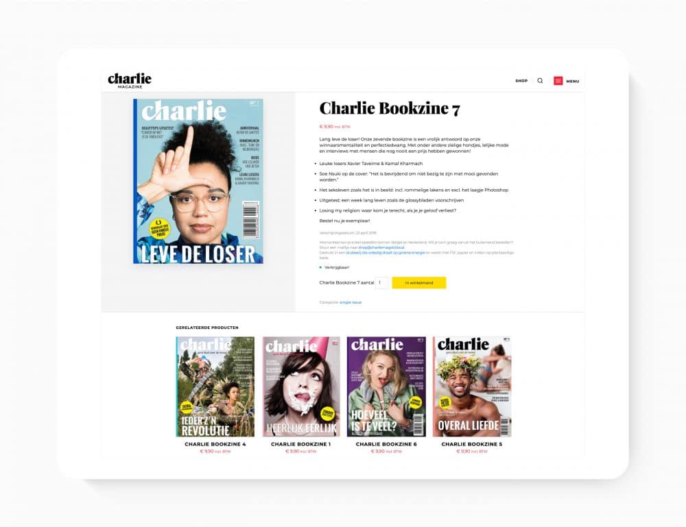 Charlie Magazine - Shop